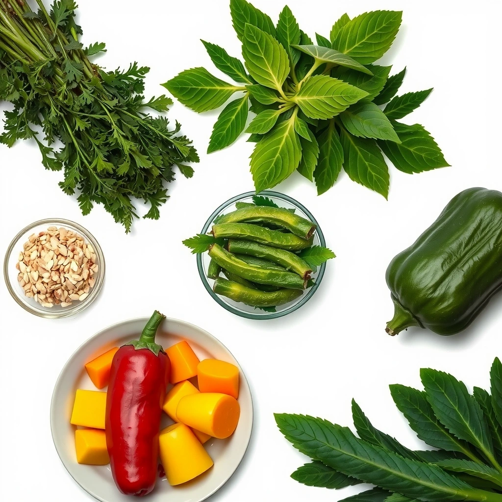 Hero background - fresh ingredients and vegetables